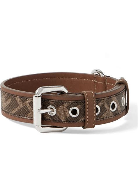 mens fendi collar shirt|Fendi brown dog collar.